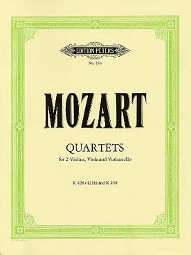 Illustration de Quatuors à cordes KV 428, 458
