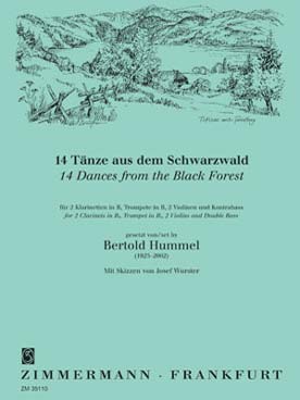 Illustration hummel 14 danses de la foret noire