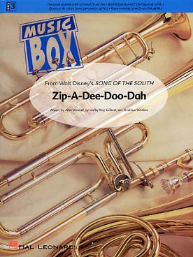 Illustration de Zip-a-dee-doo-dah pour quatuor de cuivres et percussions