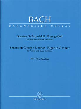 Illustration bach js sonates (ba) bwv 1021-1023-1026