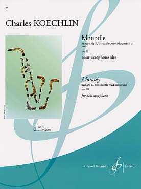 Illustration de Monodie op. 213 extraite des 12 monodies pour instruments à vent