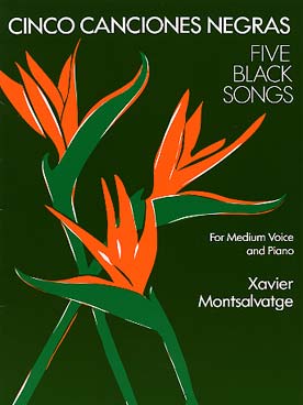 Illustration de Canciones Negras - Recueil des 5 (voix moyenne et piano)
