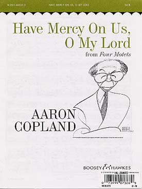 Illustration copland 4 motets n° 3 : have mercy on us