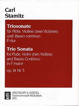 Illustration stamitz triosonate op. 14/5 en fa maj