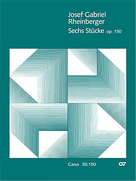 Illustration de 6 Pièces op. 150 pour violon et orgue