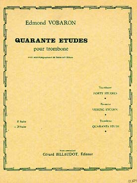 Illustration vobaron 40 etudes (tenor) vol. 2