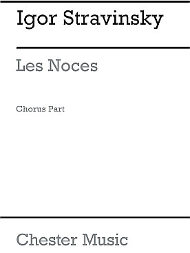 Illustration de Les Noces SATB (anglais/allemand)