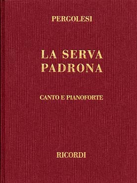 Illustration de La Servante maitresse (serva padrona) réduction chant/piano