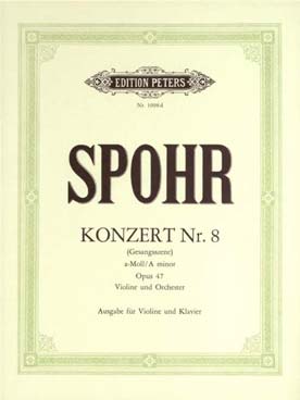 Illustration spohr concerto n°  8 op. 47