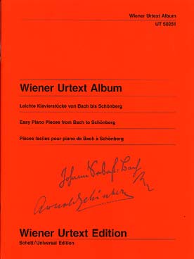 Illustration de Pièces faciles pour piano de Bach à Schoenberg