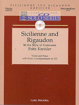 Illustration de Sicilienne et Rigaudon, dans le style de Francœur