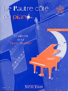 Illustration de De l'autre côté du piano : 10 pièces pour piano et piste, avec CD play-along