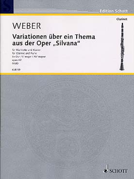 Illustration de Variation sur un thème de Silvana op. 49 en mi b M