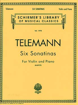 Illustration telemann sonatines (6 sonates)