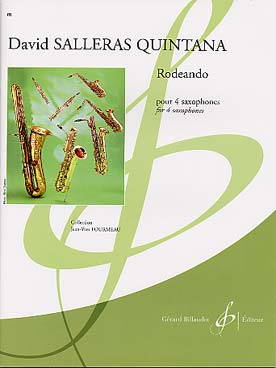 Illustration de Rodeando pour quatuor de saxophones SATB