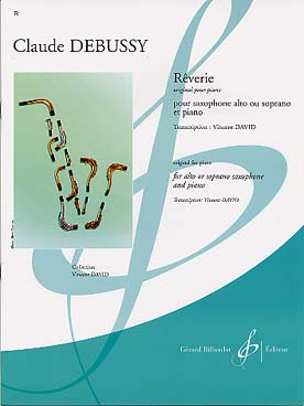 Illustration de Rêverie, tr. Vincent David pour saxophone alto ou soprano