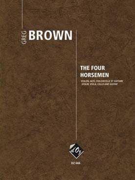 Illustration brown the four horsemen