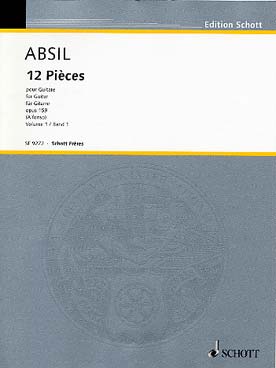 Illustration absil 12 pieces op. 159 vol. 1