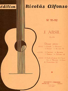 Illustration absil 12 pieces op. 159 vol. 2