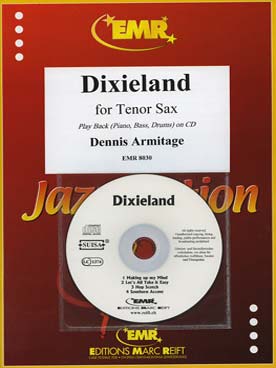 Illustration de Collection "Jazzination" avec piano + CD - Dixieland (saxo ténor)
