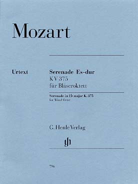 Illustration de Sérénade K 375 pour octuor à vents (2 hautbois, 2 clarinettes, 2 cors et 2 bassons)