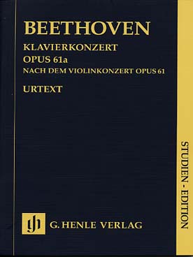 Illustration de Concerto pour piano op. 61a en ré M d'après le concerto pour violon op. 61