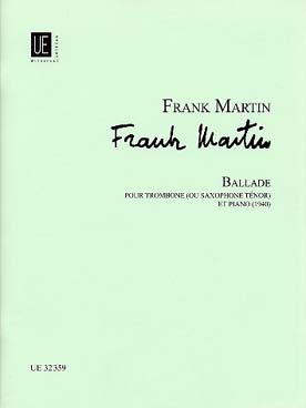 Illustration martin frank ballade trombone/sax tenor