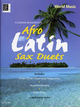 Illustration afro latin sax duets