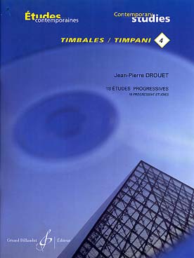 Illustration drouet etudes contemp. timbales vol. 4