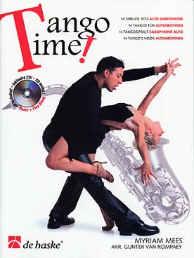 Illustration tango time ! saxophone avec cd
