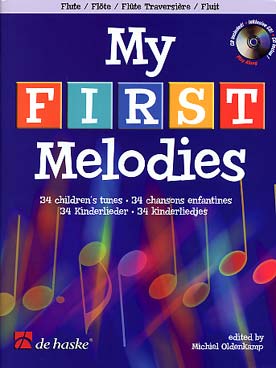 Illustration de MY FIRST MELODIES : 34 chansons enfantines pour la 1re année