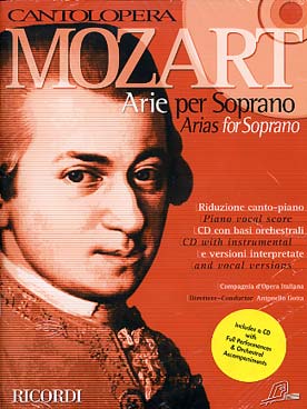 Illustration mozart arias pour soprano avec cd