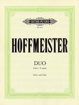 Illustration hoffmeister duo en fa maj flute et alto