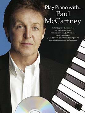 Illustration de PLAY PIANO WITH (P/V/G + CD play-along) - Paul Mc Cartney