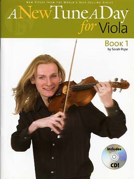 Illustration de A NEW TUNE A DAY for viola avec CD - Vol. 1 (texte en anglais)