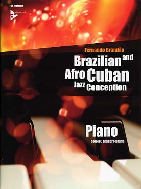 Illustration brazilian & afro-cuban jazz concept. po
