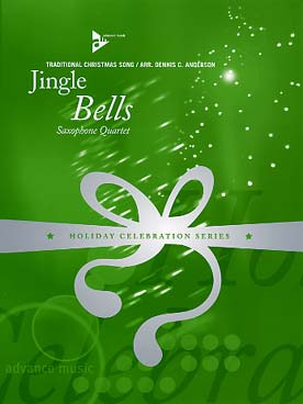 Illustration de JINGLE BELLS, tr. Anderson pour quatuor SATB