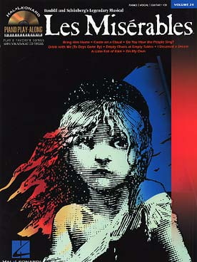 Illustration de PIANO PLAY ALONG SERIES avec audio - Vol. 24 : Les Misérables