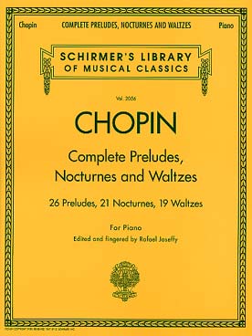 Illustration chopin preludes, nocturnes et valses