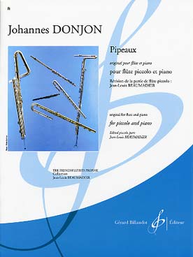 Illustration de Pipeaux (original pour flûte et piano)
