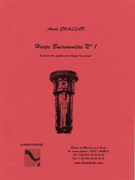 Illustration de La Harpe buissonnière - Vol. 1 : 6 pièces très faciles pour harpe ou piano