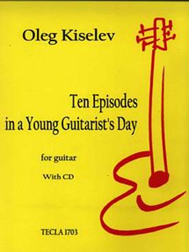 Illustration kiselev episodes young guitarist's day