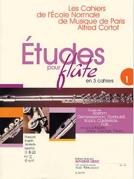 Illustration etudes pour flute vol. 1