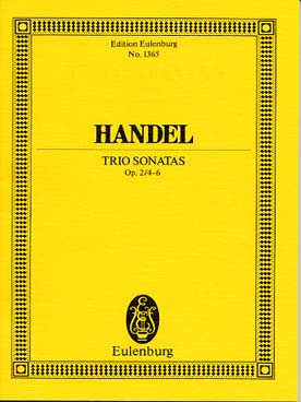 Illustration de Trio sonates op. 2 - N° 4 à 6