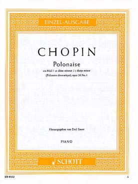 Illustration chopin polonaise op. 26/1