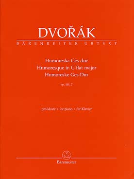 Illustration de Humoresque op. 101 N° 7 - éd. Bärenreiter avec fac similés