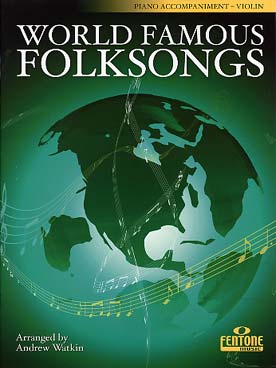 Illustration world famous folk songs : 22 airs piano