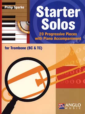 Illustration de Starter solos : 20 pièces progressives pour la 1re année (BC/TC)