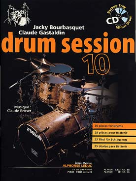 Illustration bourbasquet/gastaldin drum session 10+cd