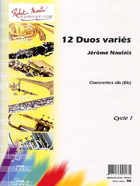 Illustration naulais duos varies (12) clarinettes